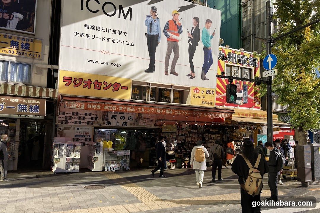Busy Street Corner in Japan