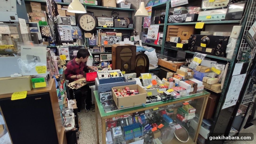 Antique Electronics Shop Interior