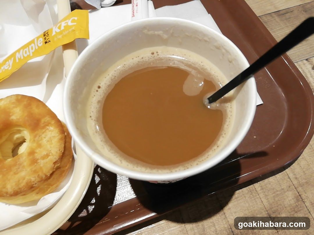 KFC Meal with Honey Maple Syrup