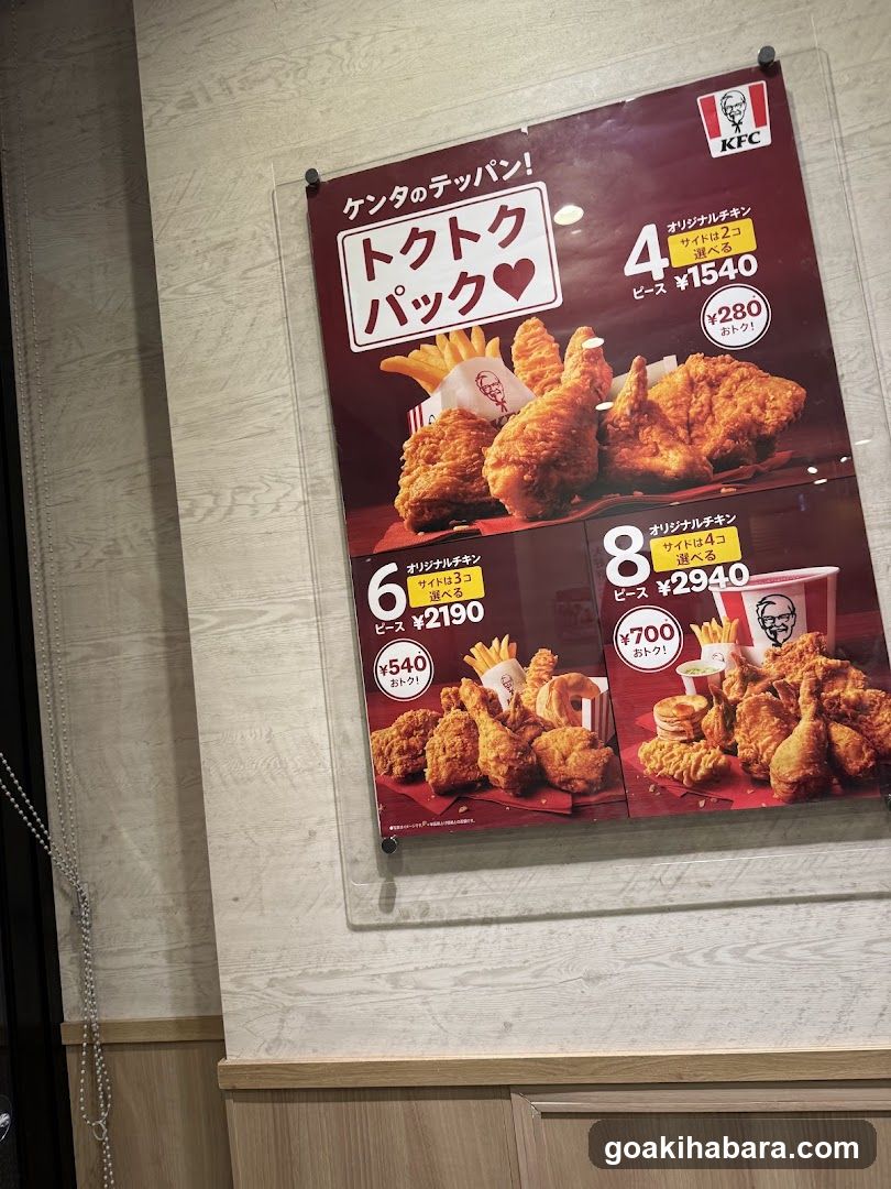 KFC Menu Poster