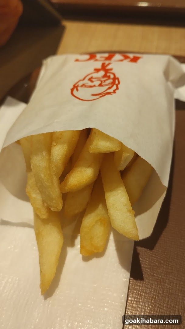 KFC Fries in Paper Wrapper
