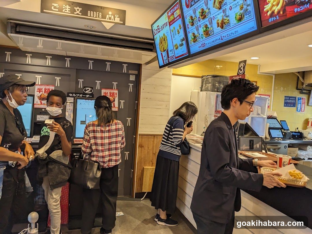 Fast Food Counter Interior