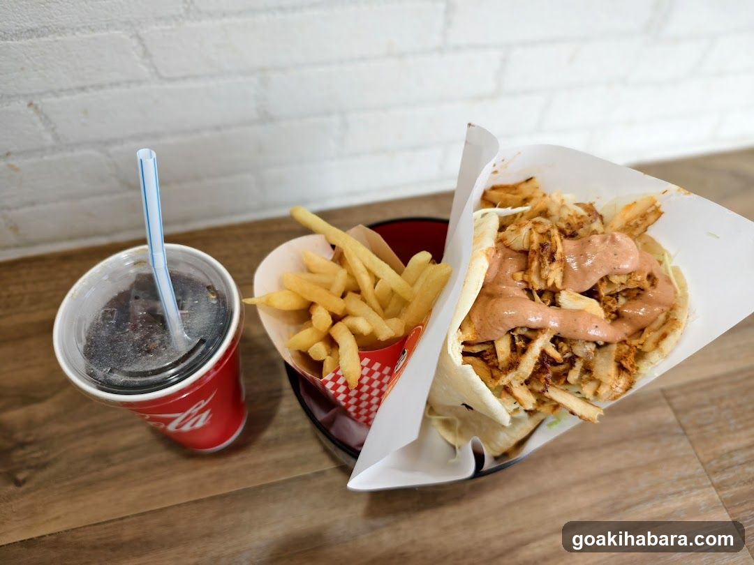 Fast Food Meal with Fries and Drink