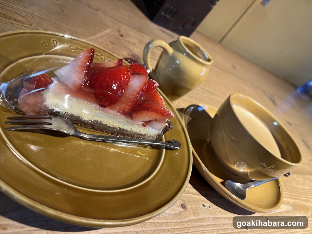 Strawberry Cheesecake and Coffee