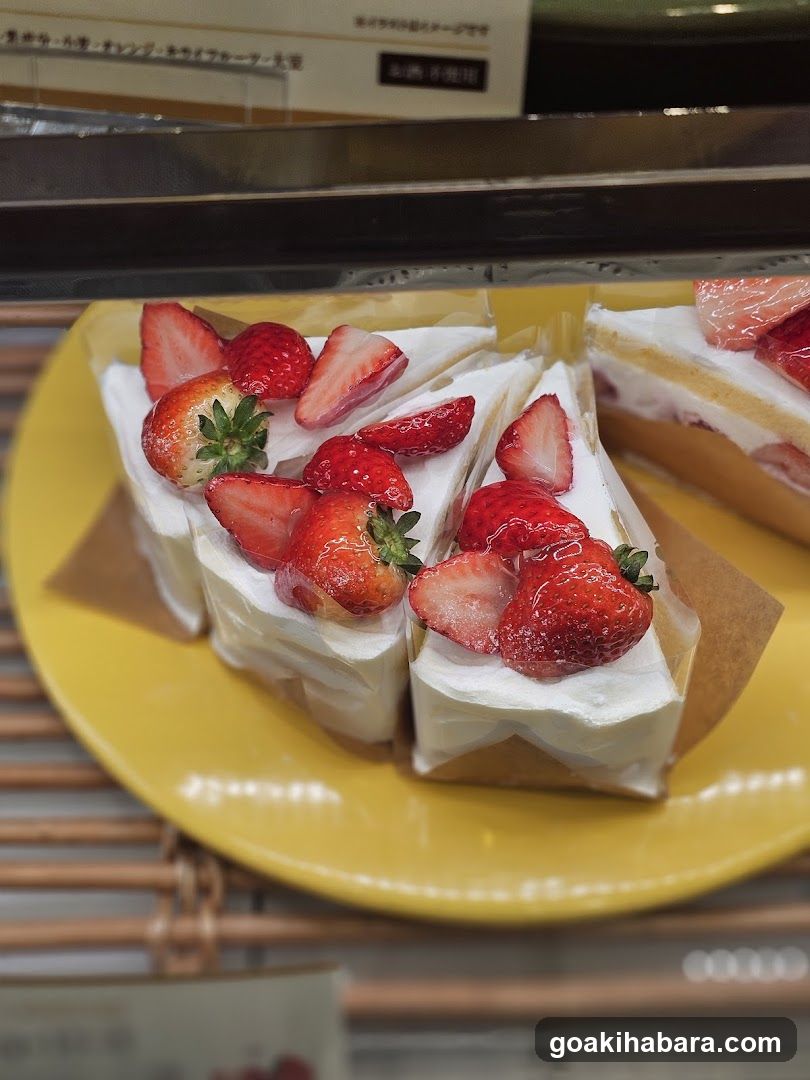 Strawberry Cake Display