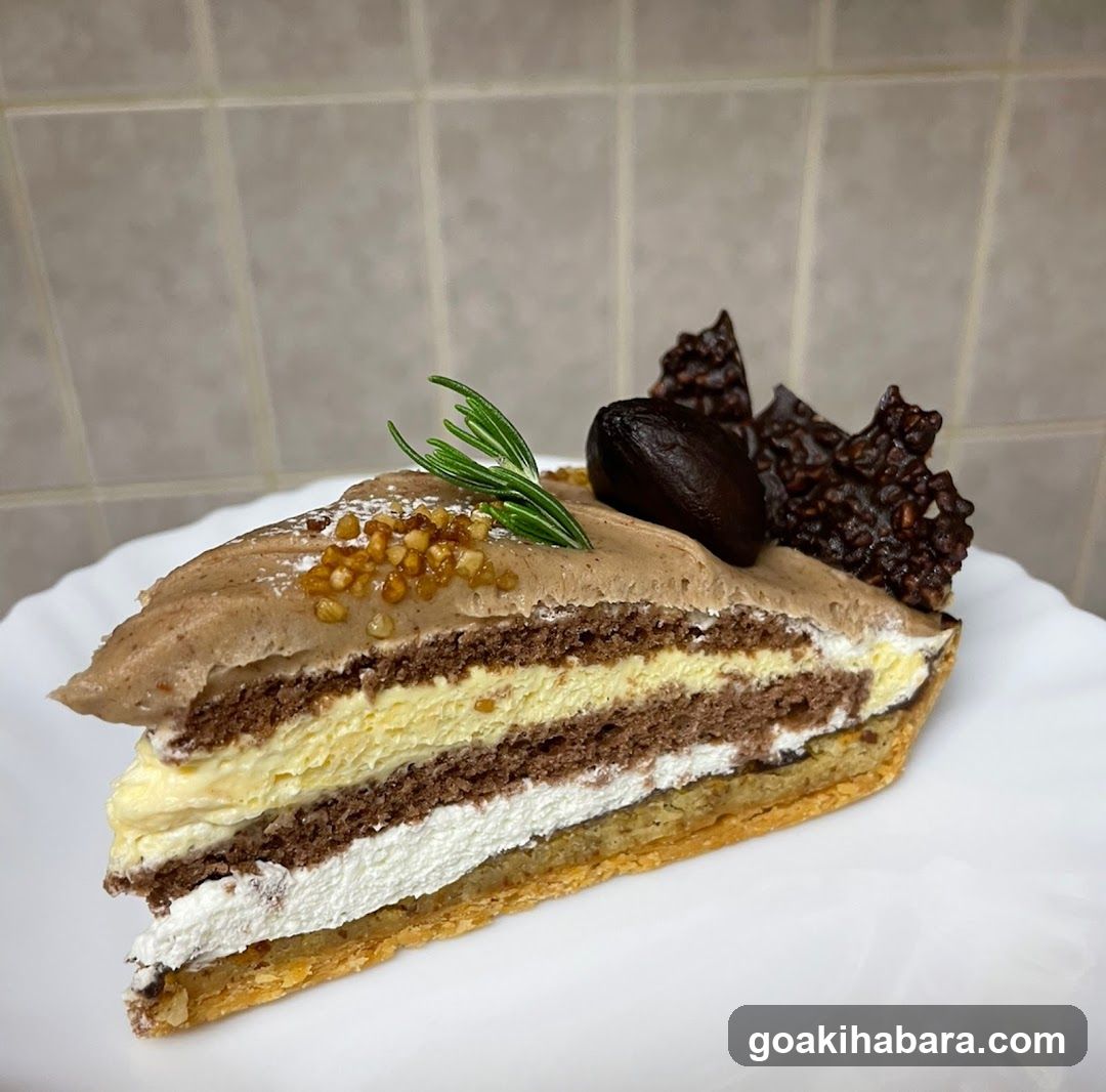 Chocolate Layer Cake Slice