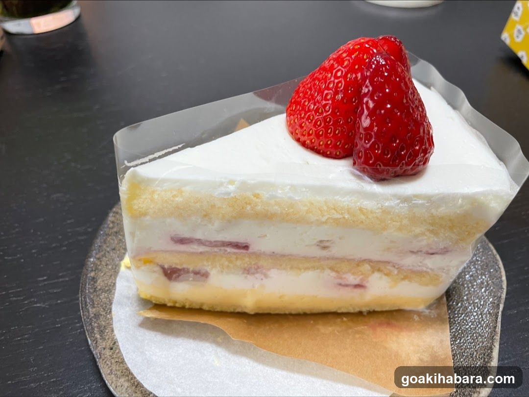 Strawberry Layer Cake Slice