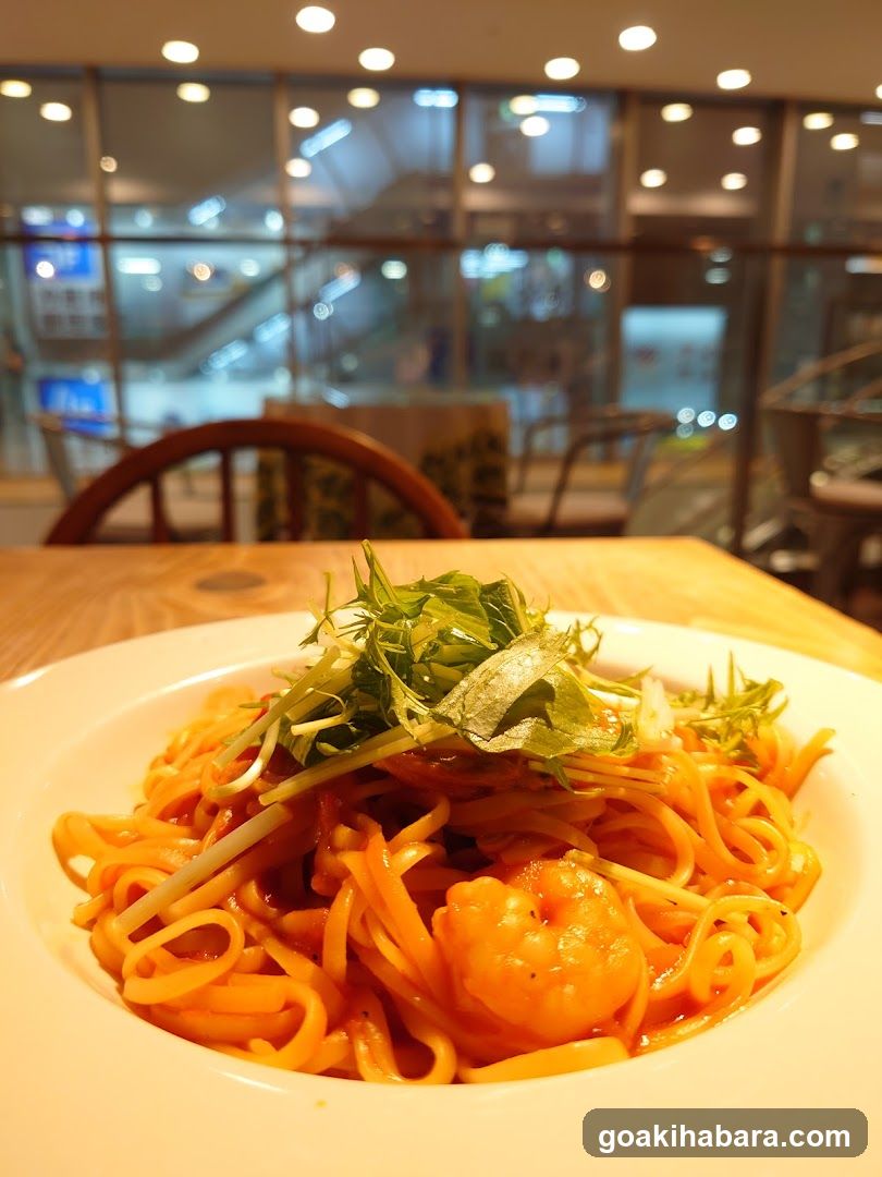 Shrimp Pasta with Greens