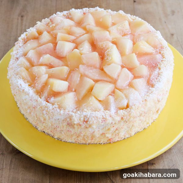 Fruit Cake on Yellow Plate