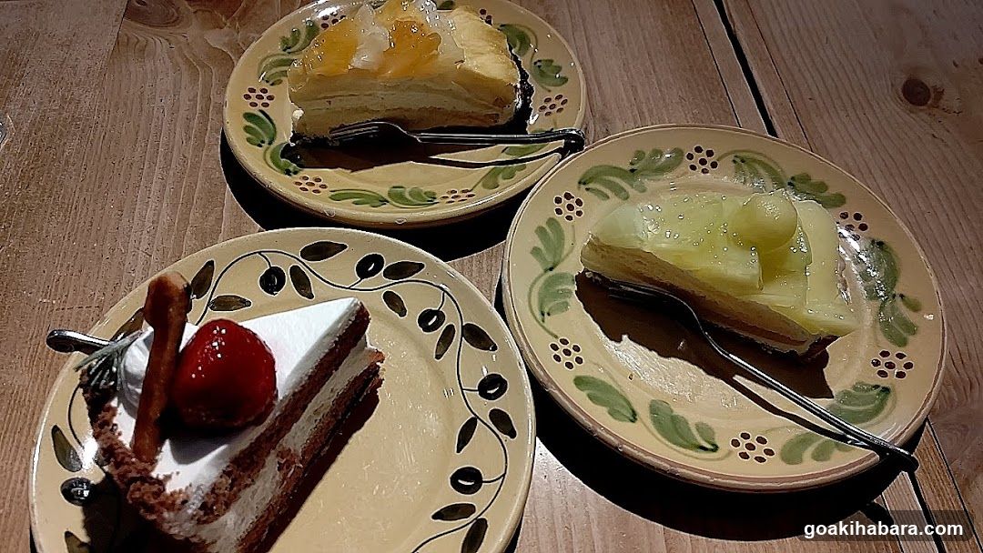 Dessert Platter on Wooden Table