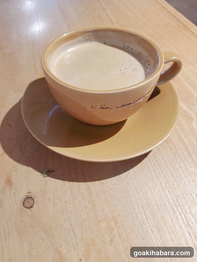 Coffee Cup on Wooden Table