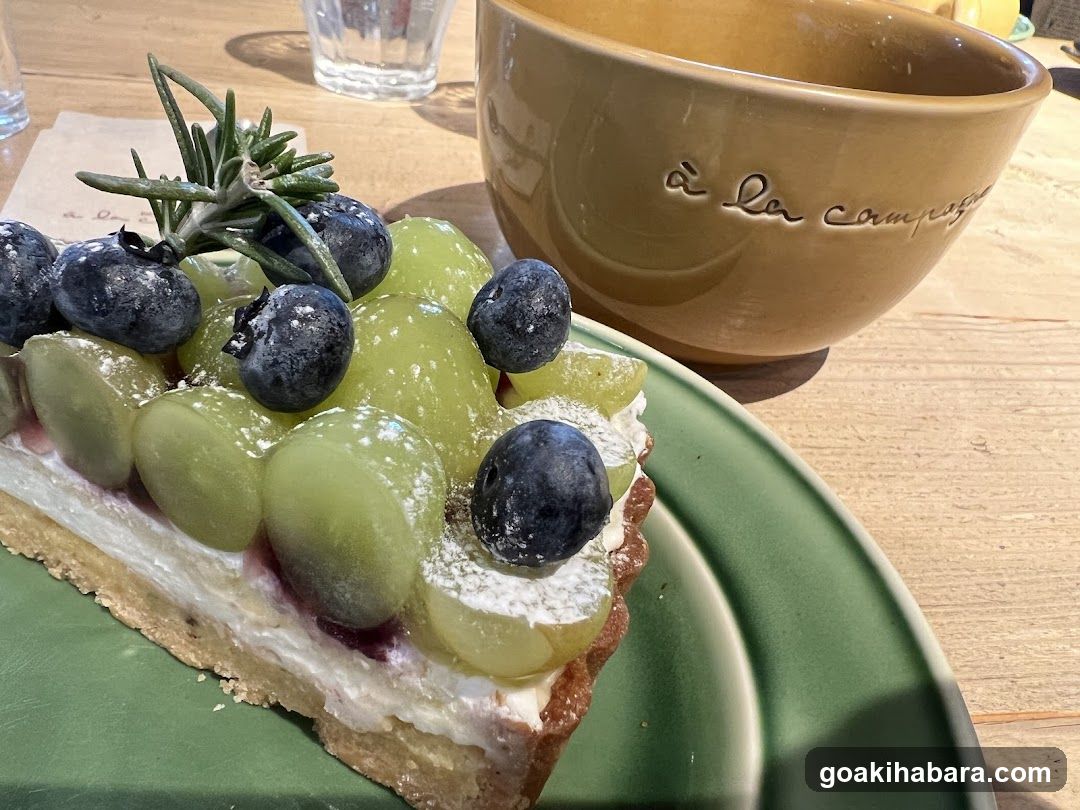 Fruit Tart with Blueberries and Rosemary