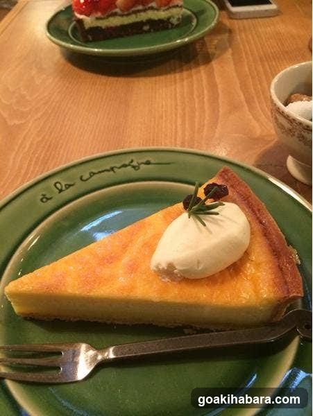 Slice of Tart with Cream Topping