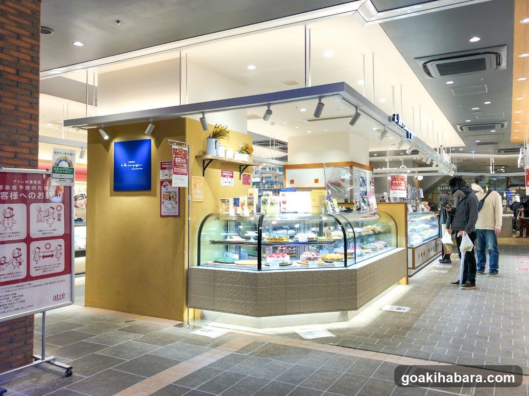 Bakery Shop Interior with Display Cases