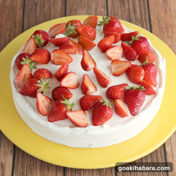 Strawberry Cream Cake