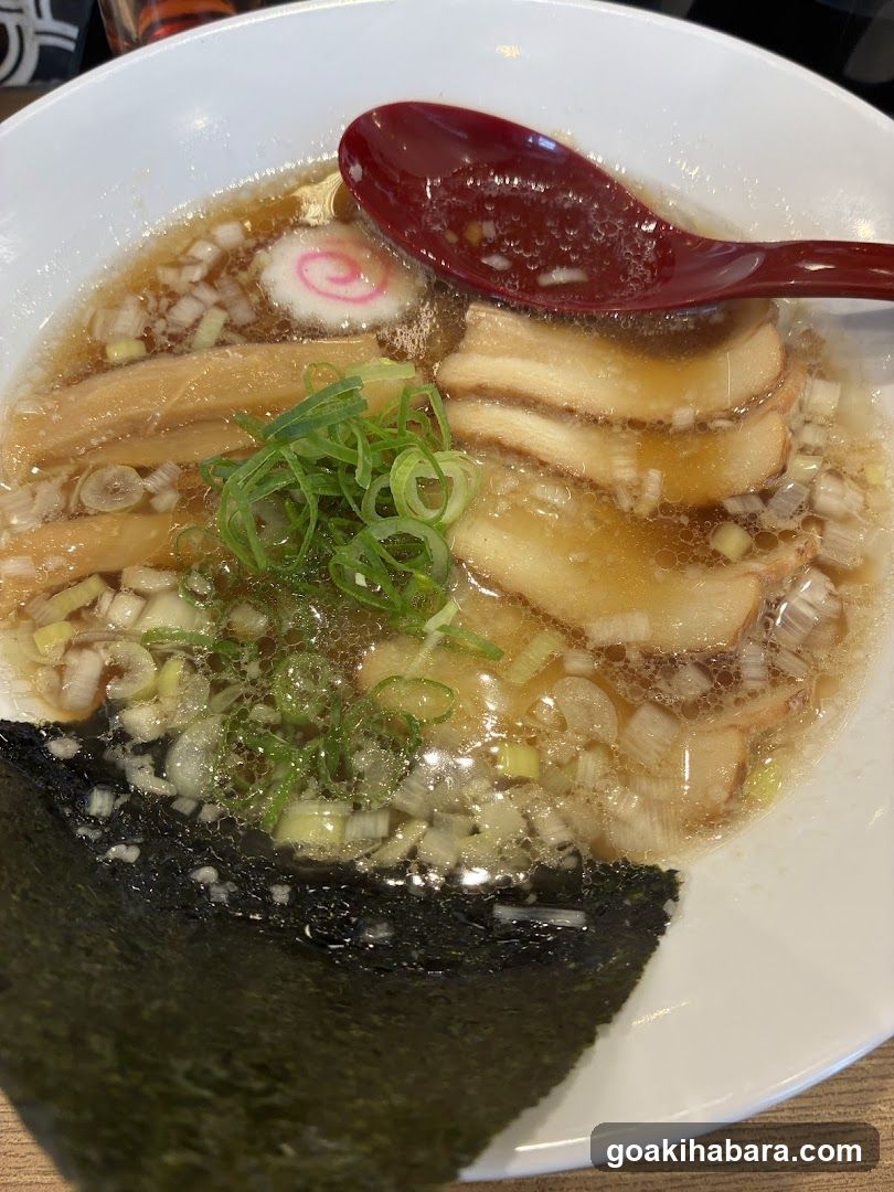 Ramen Bowl with Broth and Toppings