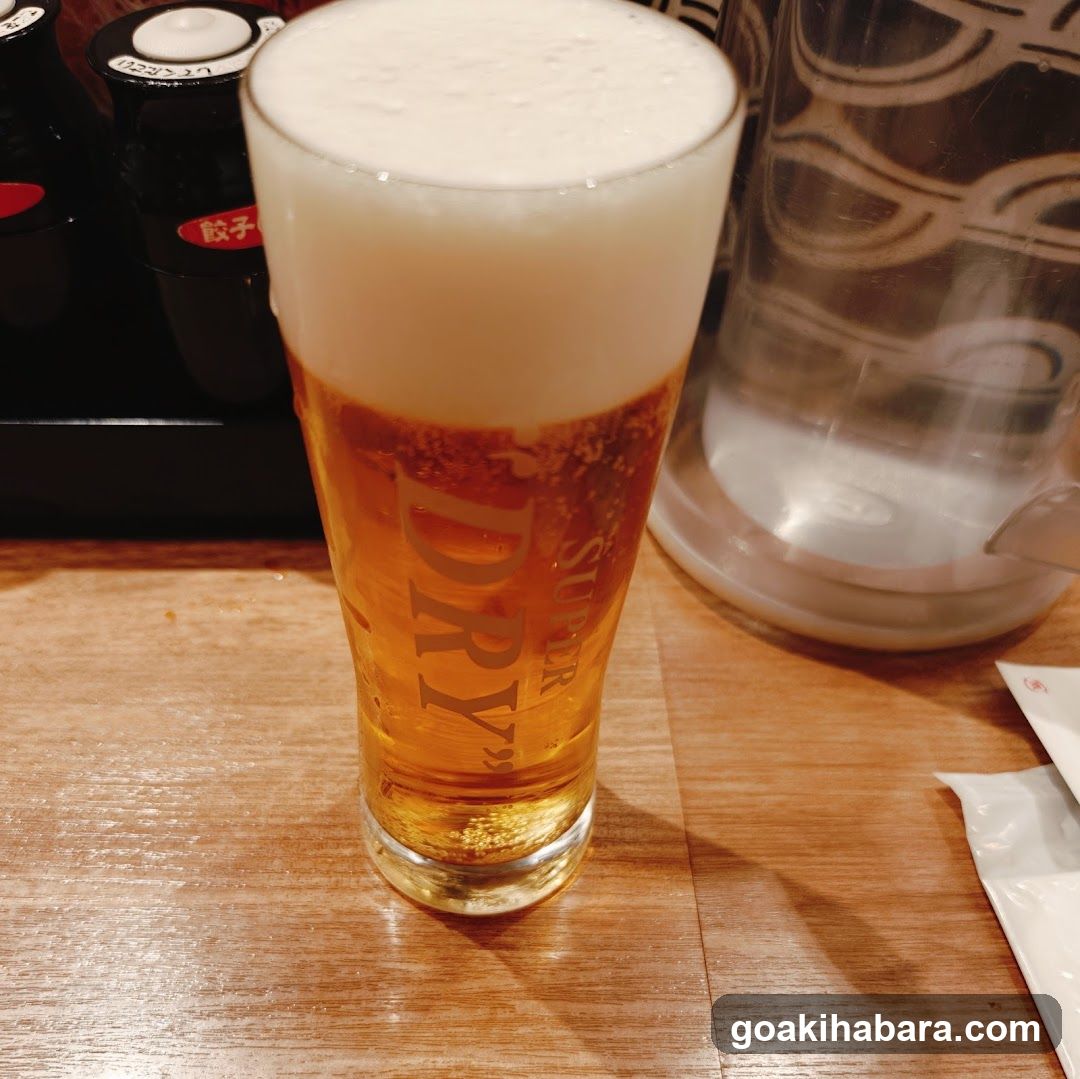 Beer Glass with Foam