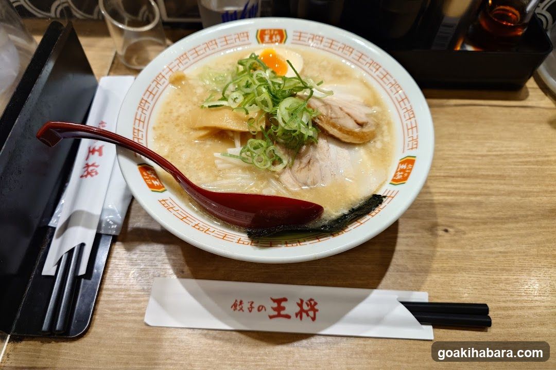 Ramen Bowl with Chopsticks and Spoon