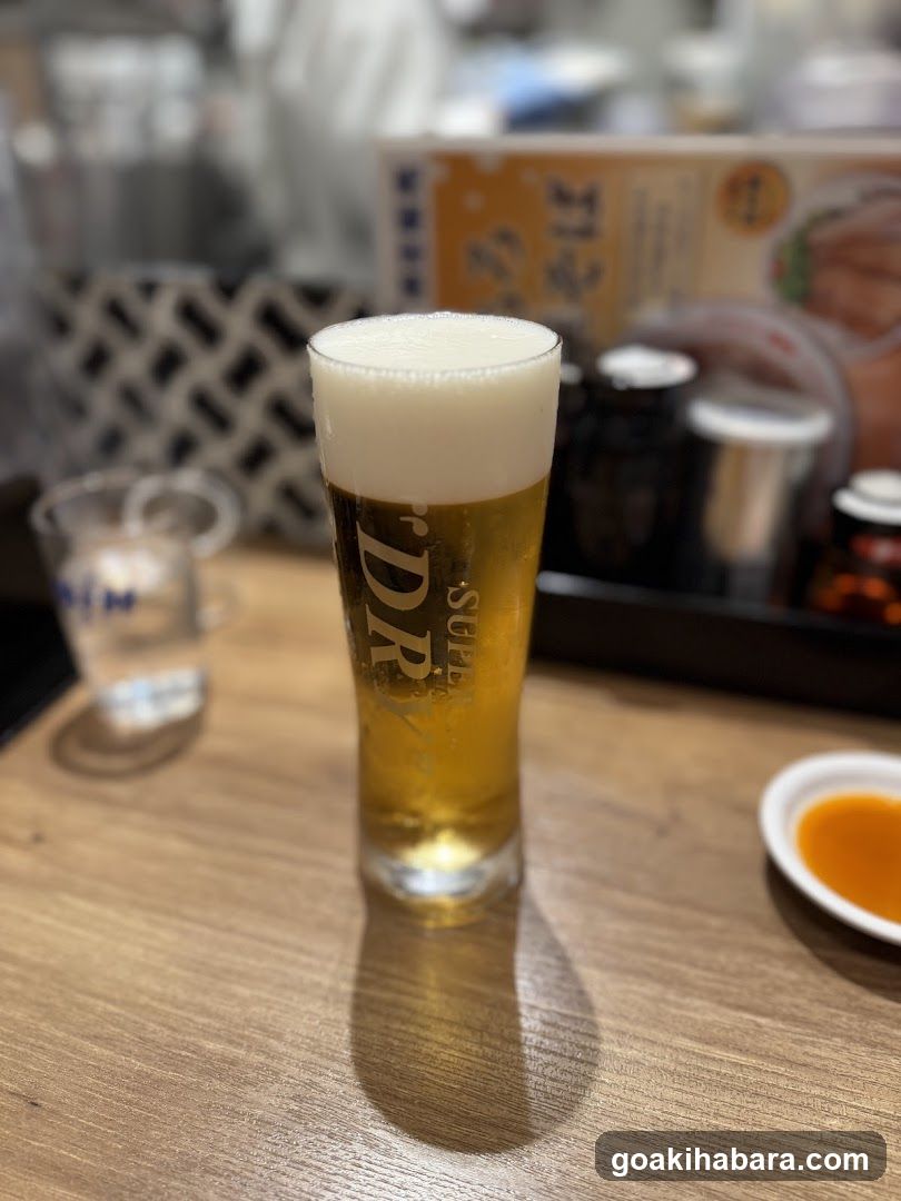 Beer Glass on Table