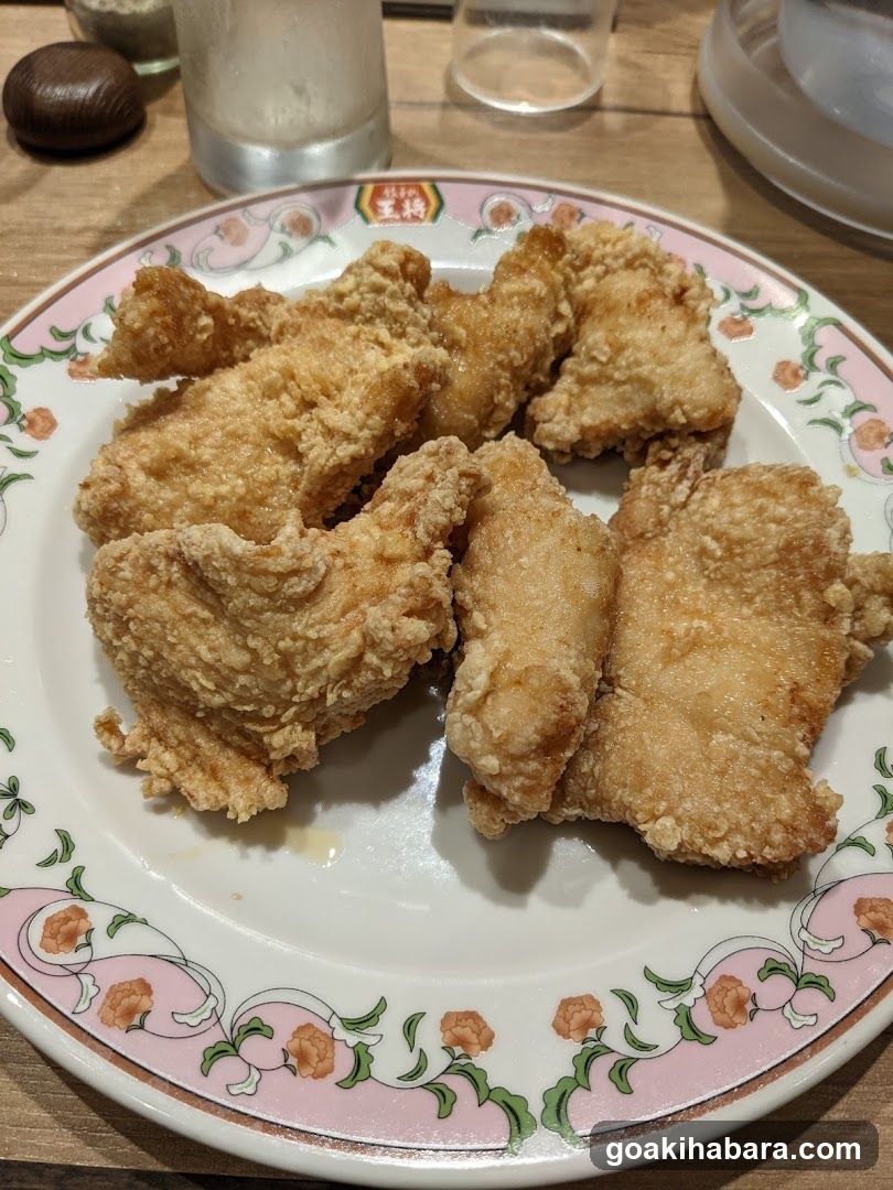 Fried Chicken Wings on a Decorative Plate