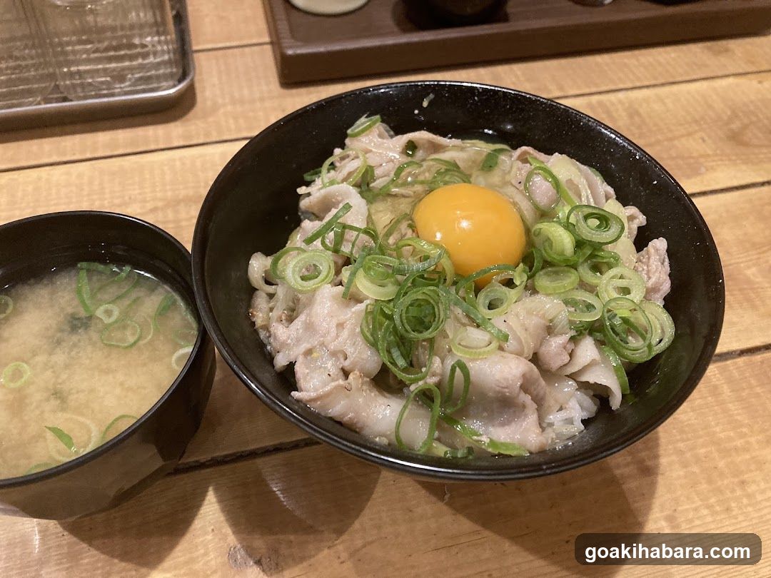 Japanese Bowl with Egg and Soup