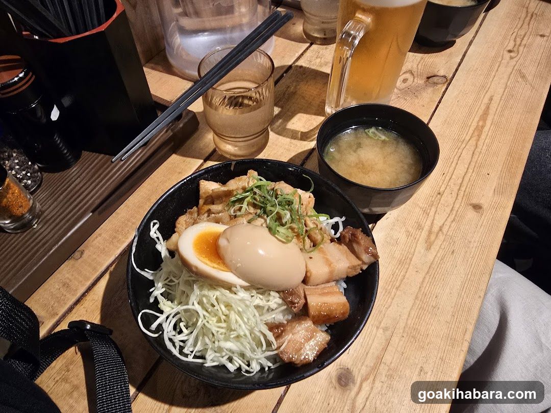 Ramen Bowl with Soft-Boiled Egg and Tonkotsu Broth