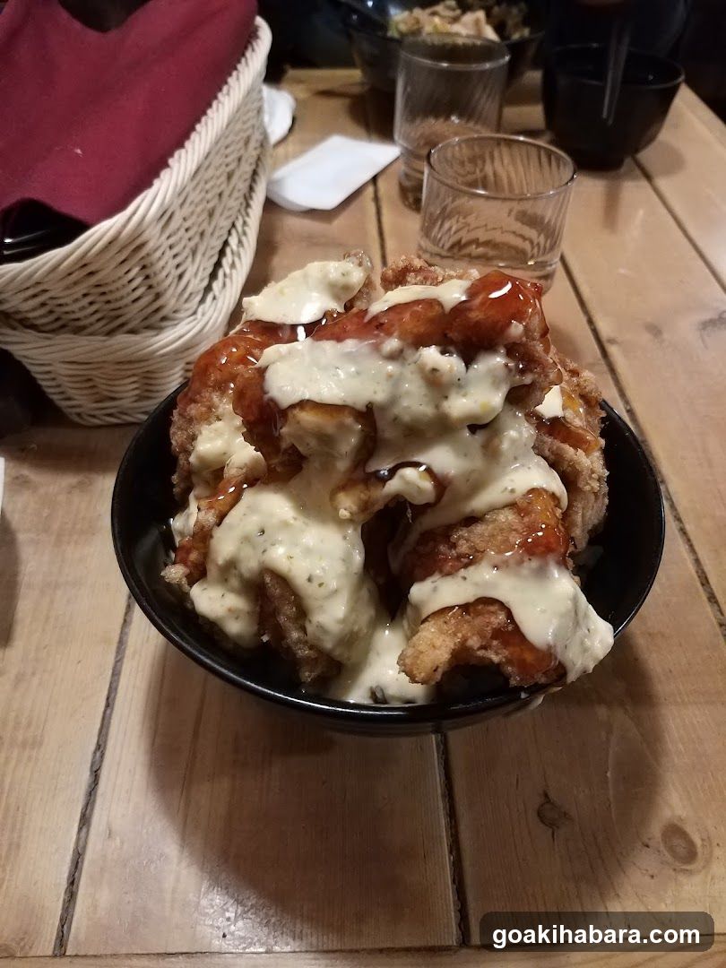 Fried Chicken with Sauce