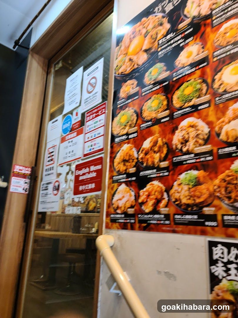 Restaurant Entrance with Menu Board
