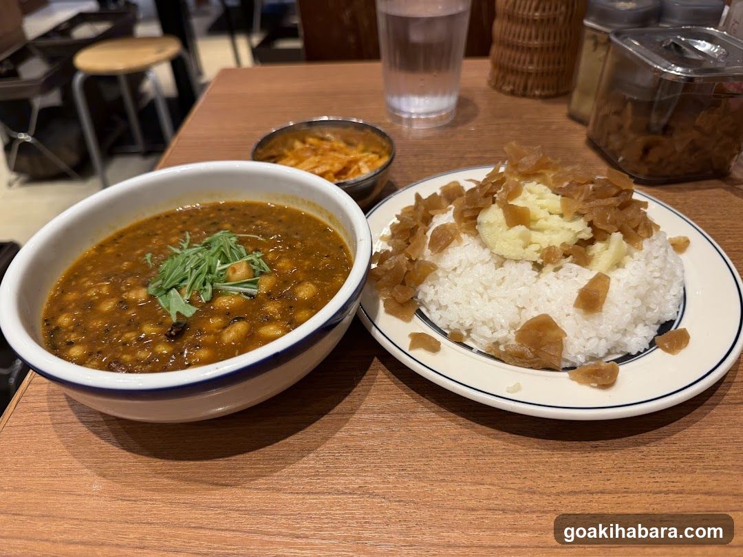 Dining Table with Curry and Rice