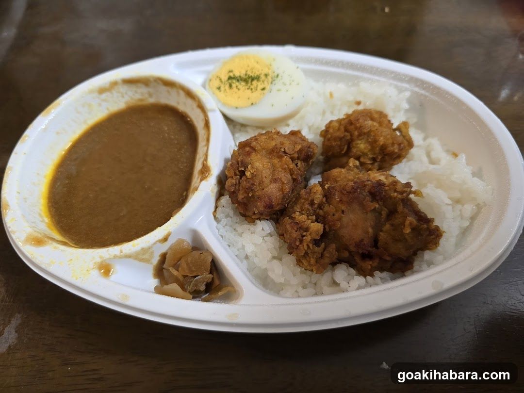 Fried Chicken Rice Bowl with Curry Sauce