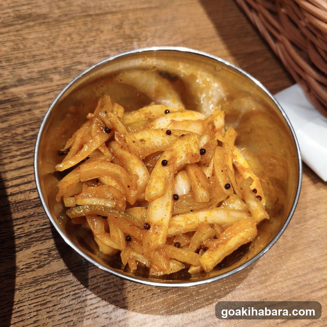 Bowl of pickled vegetables