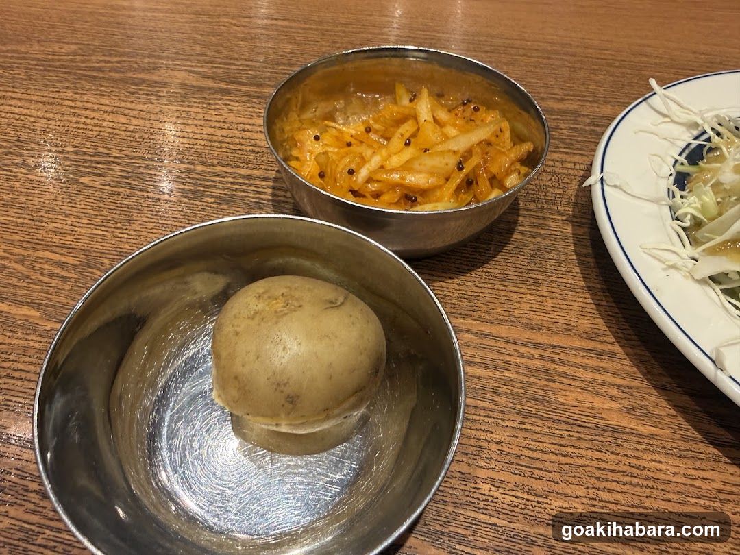 Korean Side Dishes and Bun