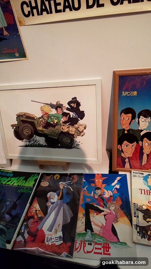 Lupin III Merchandise Display