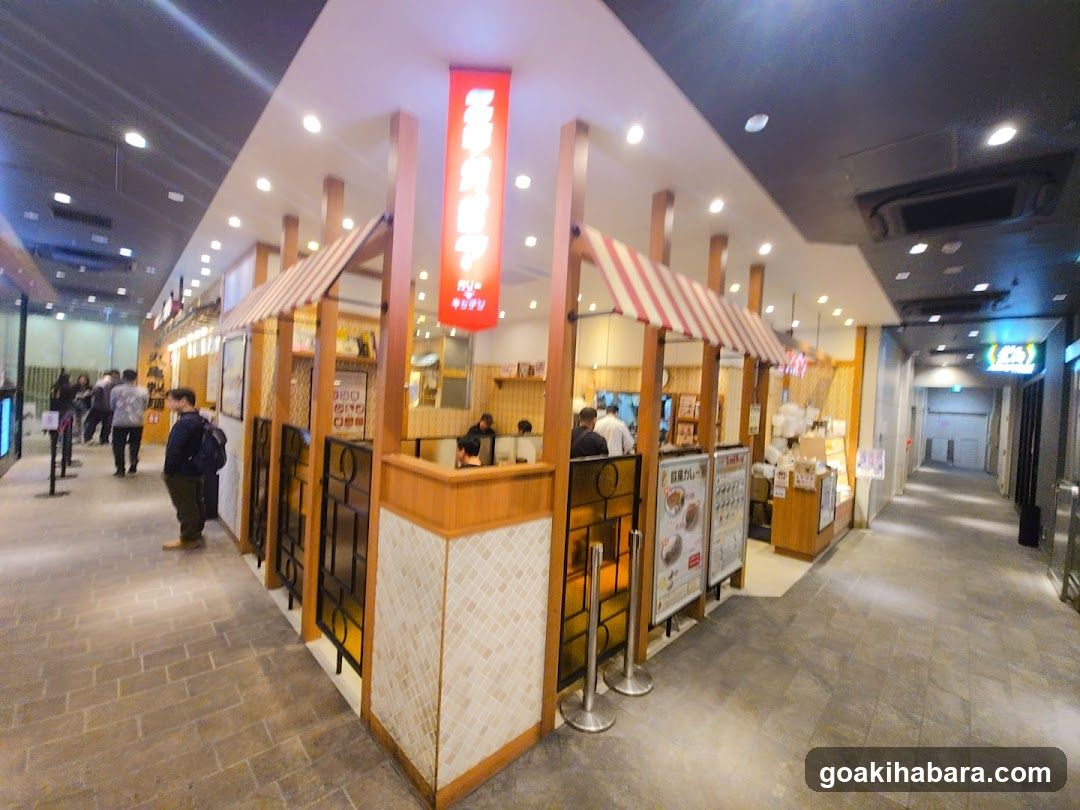 Food stall in shopping mall