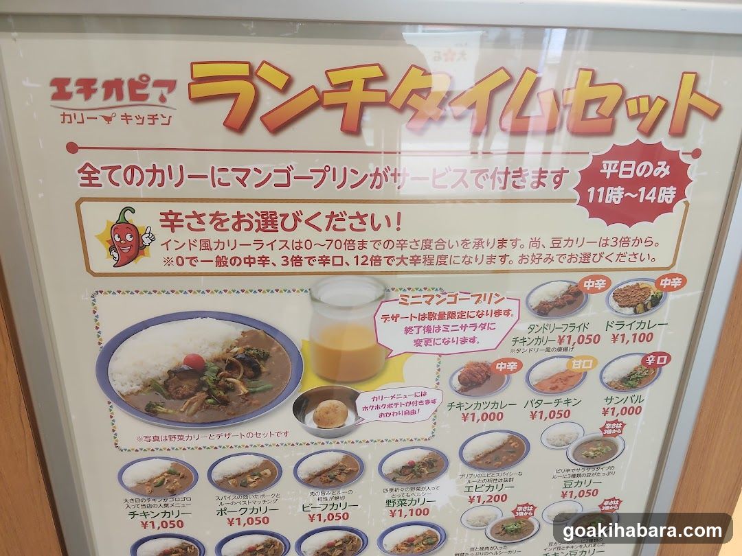 Echigo Gappa Lunch Time Set Menu