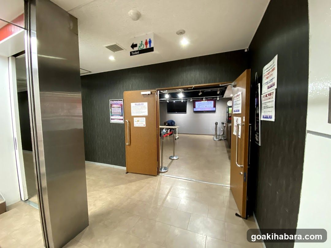 Entrance to Restroom Area