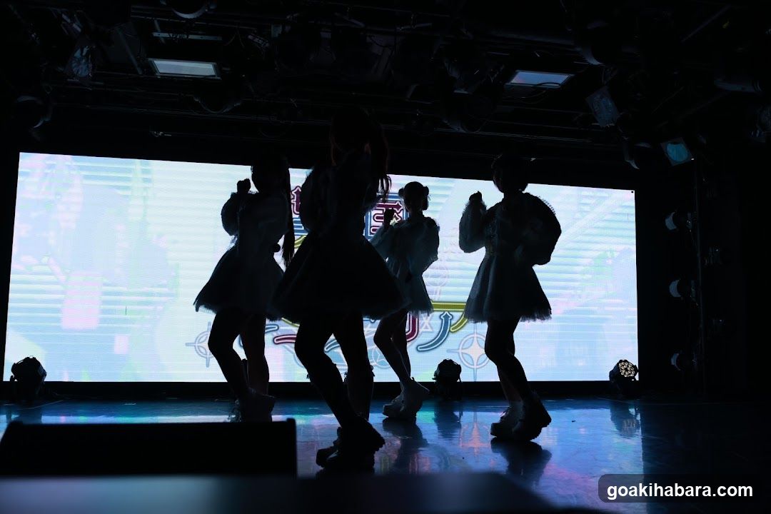 Silhouetted Performers on Stage