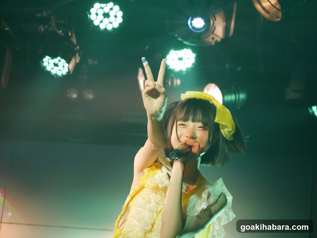 Stage Performance with Yellow Outfit