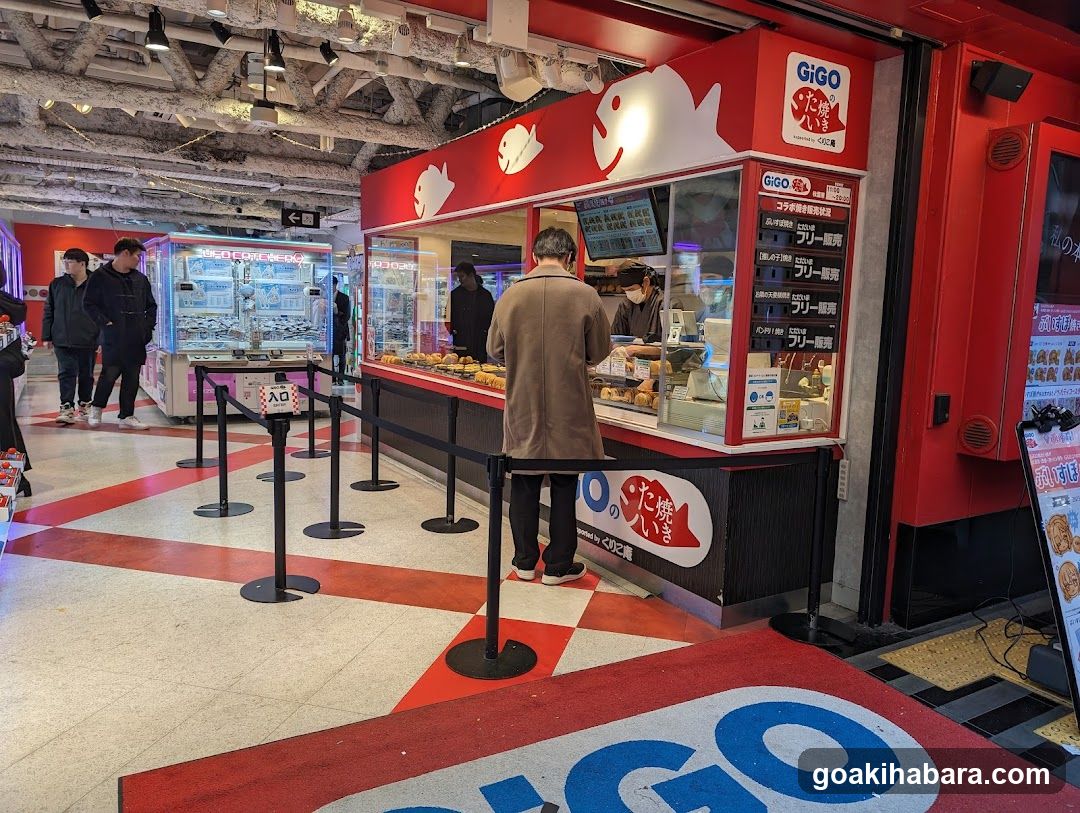 Food stall in shopping area