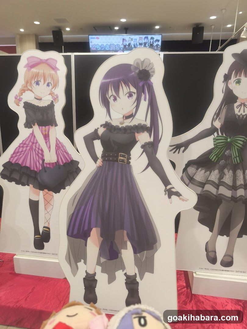 Anime Character Cutouts Display