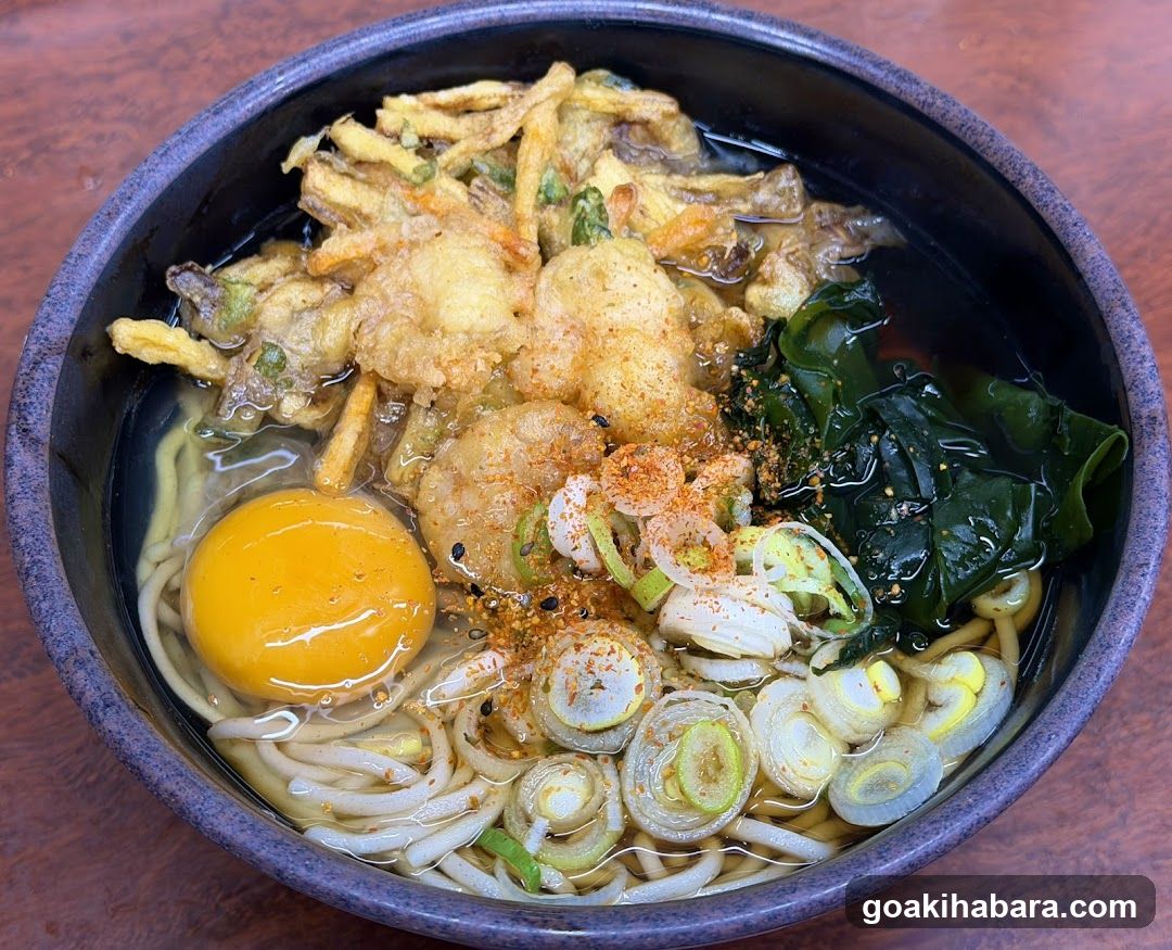 Bowl of Noodles with Egg and Tofu