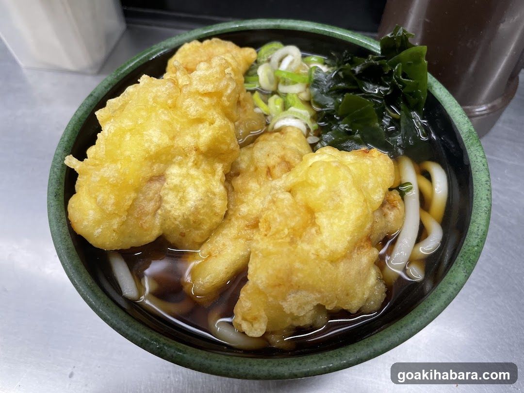 Fried Chicken Udon Bowl