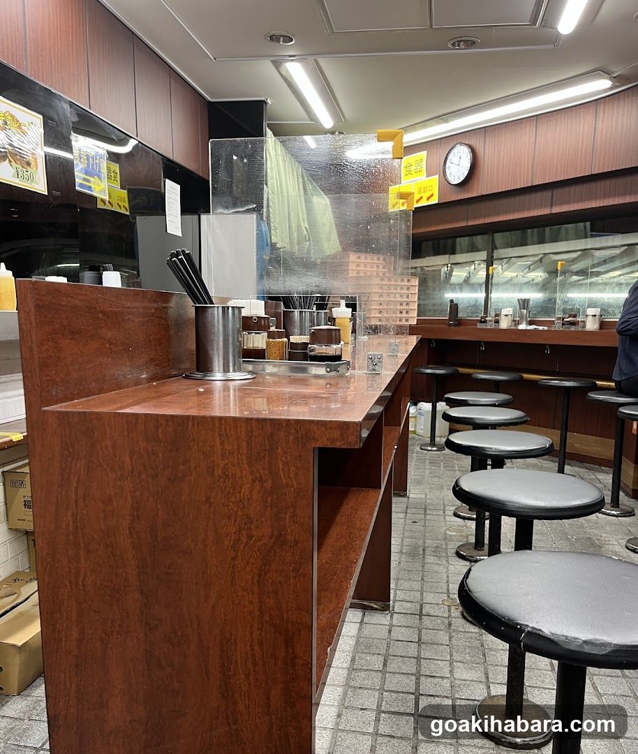 Restaurant Interior with Bar Seating