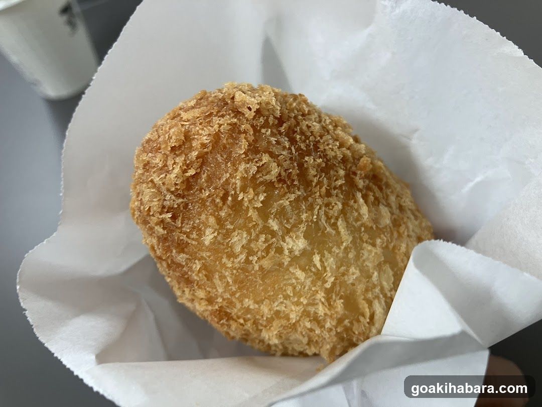 Fried Food Item in Paper Wrapper