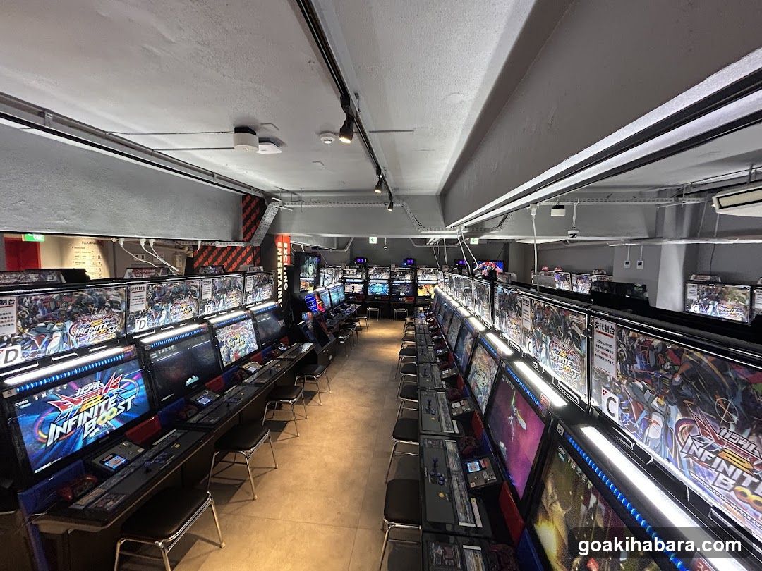 Arcade Interior with Multiple Gaming Machines