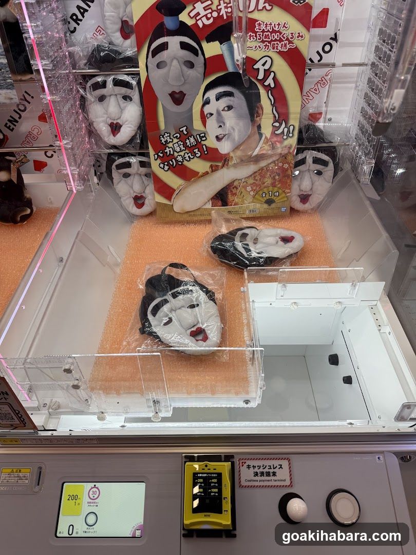 Claw Machine with Masks