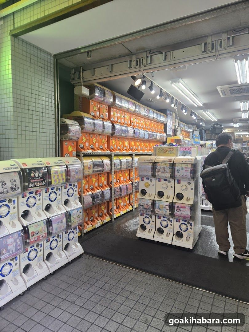 Gashapon Machine Store Interior