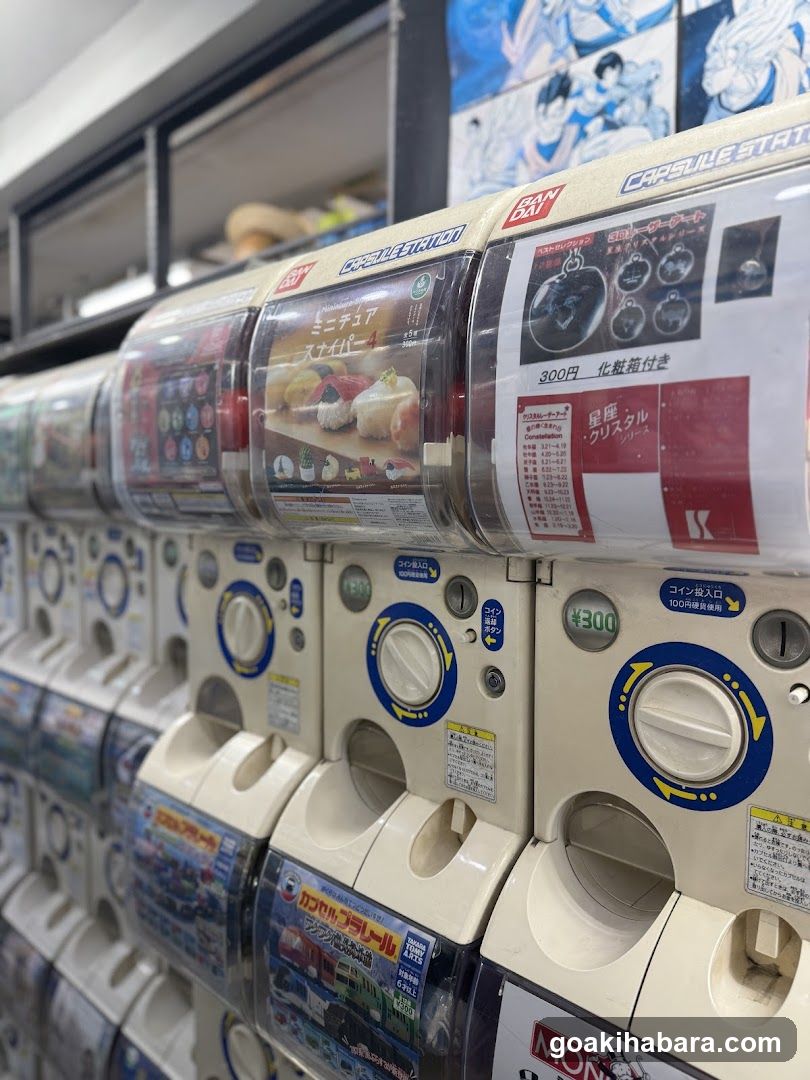 Gashapon Machines Display