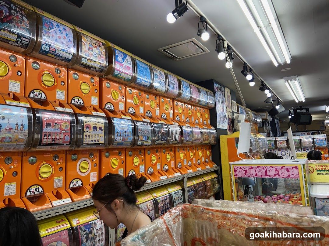 Gashapon Machine Store Interior