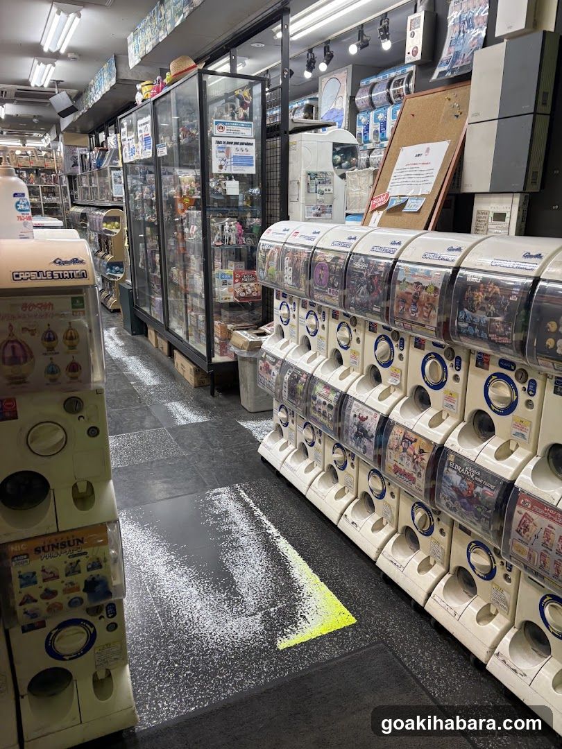 Gashapon Machine Store Interior